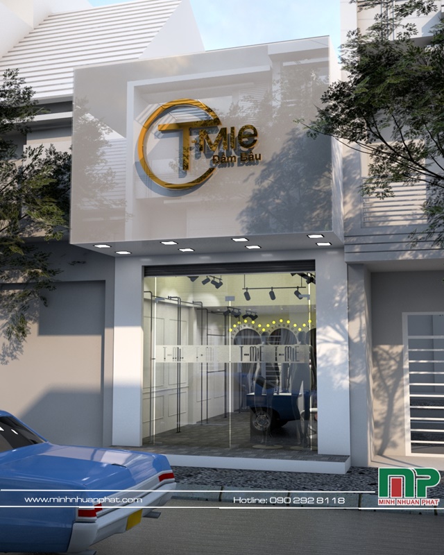 Hình ảnh thiết kế shop T -Mie đầm bầu tại quận 10 TPHCM